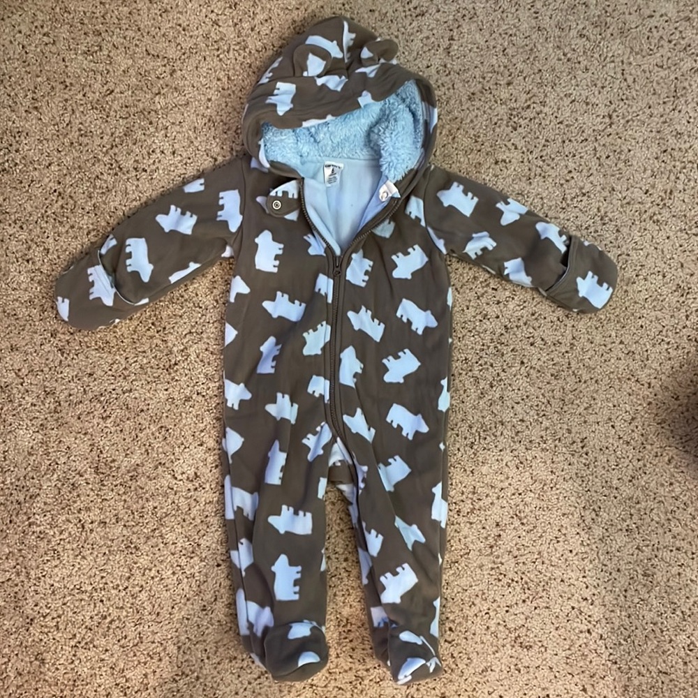 6 month Fleece bunting from Carters